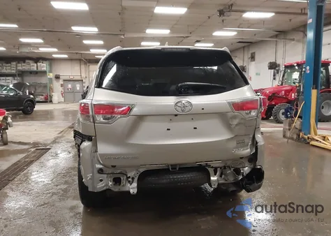 2014 Toyota Highlander Xle V6 from USA, damaged, VIN 5TDJKRFHXES041661